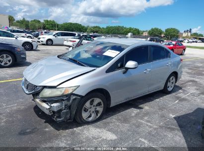 Lot #3035078956 2013 HONDA CIVIC LX