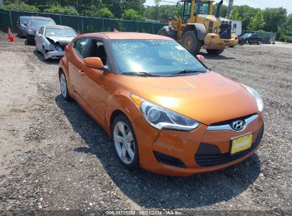 Lot #3052079529 2013 HYUNDAI VELOSTER BASE W/BLACK