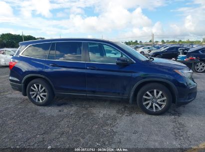 Lot #2990351628 2022 HONDA PILOT 2WD EX-L