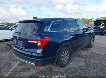 Lot #2990351628 2022 HONDA PILOT 2WD EX-L