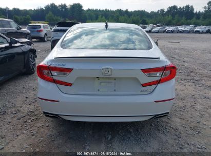 Lot #2992819207 2021 HONDA ACCORD SPORT SPECIAL EDITION