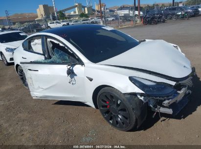 Lot #2992815450 2021 TESLA MODEL 3 PERFORMANCE DUAL MOTOR ALL-WHEEL DRIVE