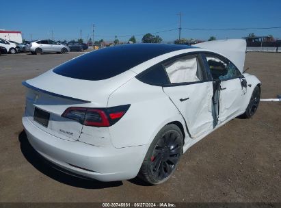 Lot #2992815450 2021 TESLA MODEL 3 PERFORMANCE DUAL MOTOR ALL-WHEEL DRIVE