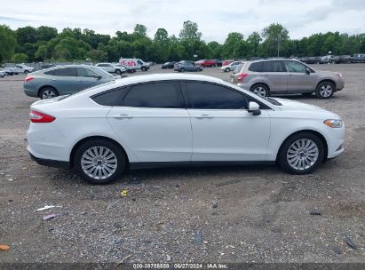 Lot #2997779558 2014 FORD FUSION HYBRID S