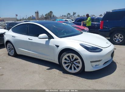 Lot #2994068054 2021 TESLA MODEL 3 LONG RANGE DUAL MOTOR ALL-WHEEL DRIVE