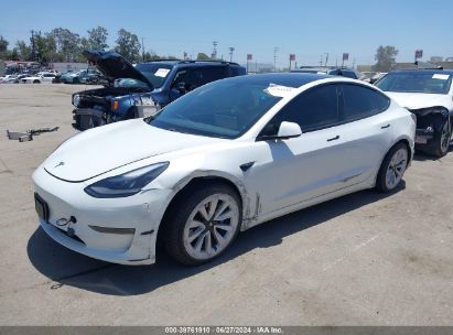 Lot #2994068054 2021 TESLA MODEL 3 LONG RANGE DUAL MOTOR ALL-WHEEL DRIVE