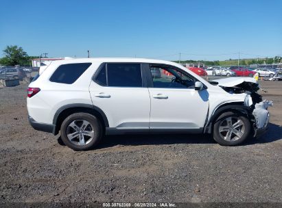 Lot #2992827881 2023 HONDA PILOT AWD EX-L 7 PASSENGER