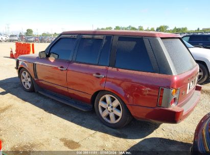 Lot #3033210667 2004 LAND ROVER RANGE ROVER HSE