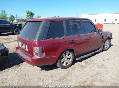 Lot #3033210667 2004 LAND ROVER RANGE ROVER HSE