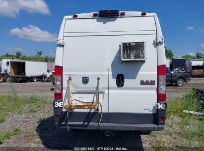 Lot #2996528765 2018 RAM PROMASTER 3500 CARGO VAN HIGH ROOF 159 WB EXT