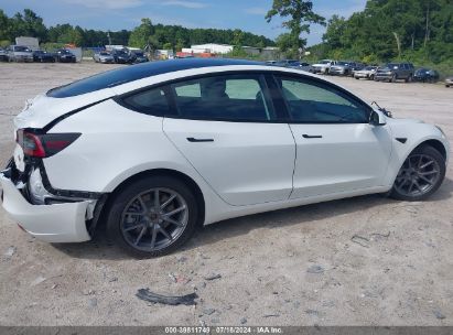 Lot #2997779412 2022 TESLA MODEL 3 REAR-WHEEL DRIVE