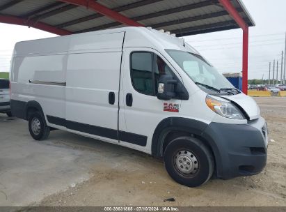 Lot #2990356976 2019 RAM PROMASTER 3500 CARGO VAN HIGH ROOF 159 WB EXT