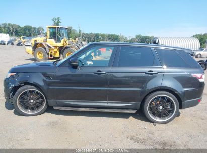 Lot #3035078866 2014 LAND ROVER RANGE ROVER SPORT 3.0L V6 SUPERCHARGED HSE/3.0L V6 SUPERCHARGED SE