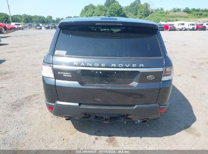 Lot #3035078866 2014 LAND ROVER RANGE ROVER SPORT 3.0L V6 SUPERCHARGED HSE/3.0L V6 SUPERCHARGED SE