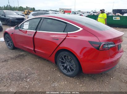 Lot #3035088592 2019 TESLA MODEL 3 LONG RANGE/MID RANGE/STANDARD RANGE/STANDARD RANGE PLUS