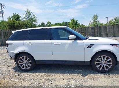 Lot #3048046817 2016 LAND ROVER RANGE ROVER SPORT 3.0L V6 SUPERCHARGED HSE