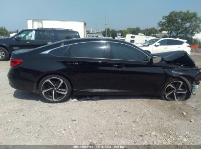 Lot #2992819129 2021 HONDA ACCORD SPORT