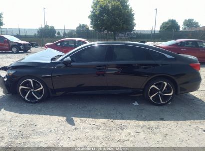 Lot #2992819129 2021 HONDA ACCORD SPORT