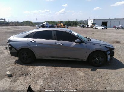 Lot #2992819111 2022 HYUNDAI ELANTRA HYBRID BLUE