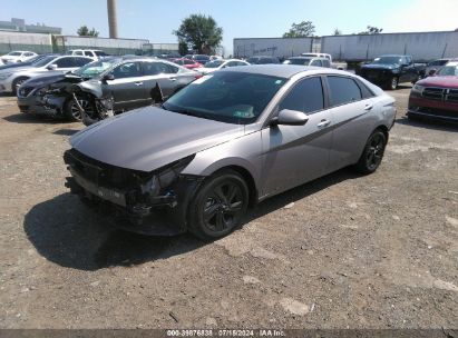 Lot #2992819111 2022 HYUNDAI ELANTRA HYBRID BLUE