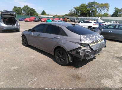 Lot #2992819111 2022 HYUNDAI ELANTRA HYBRID BLUE