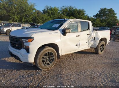 Lot #2992831260 2023 CHEVROLET SILVERADO 1500 4WD  SHORT BED CUSTOM