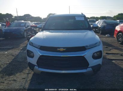 Lot #2982985497 2022 CHEVROLET TRAILBLAZER FWD LT