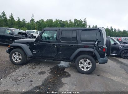 Lot #2992819070 2019 JEEP WRANGLER UNLIMITED SPORT S 4X4