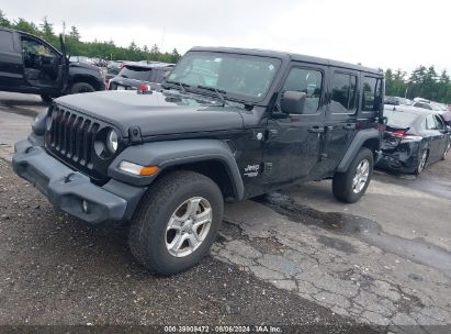 Lot #2992819070 2019 JEEP WRANGLER UNLIMITED SPORT S 4X4