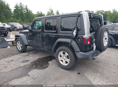 Lot #2992819070 2019 JEEP WRANGLER UNLIMITED SPORT S 4X4