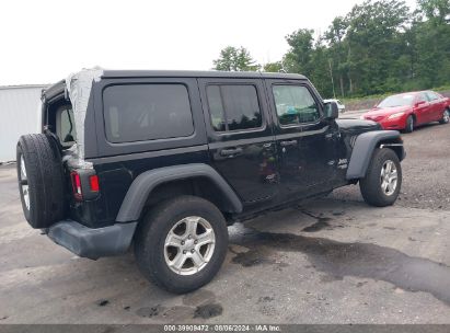 Lot #2992819070 2019 JEEP WRANGLER UNLIMITED SPORT S 4X4