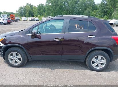 Lot #2997779512 2020 CHEVROLET TRAX AWD LT