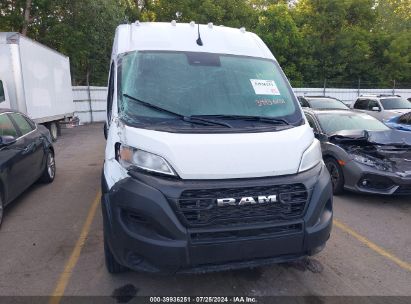 Lot #2992828120 2024 RAM PROMASTER 2500 TRADESMAN HIGH ROOF 159 WB W/PASS SEAT