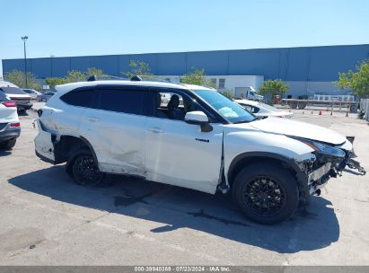 Lot #2992833536 2020 TOYOTA HIGHLANDER HYBRID XLE