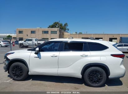 Lot #2992833536 2020 TOYOTA HIGHLANDER HYBRID XLE