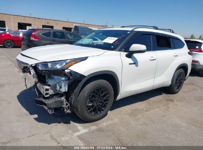 Lot #2992833536 2020 TOYOTA HIGHLANDER HYBRID XLE