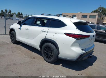 Lot #2992833536 2020 TOYOTA HIGHLANDER HYBRID XLE