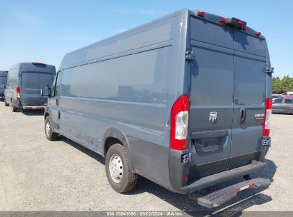 Lot #2992828115 2019 RAM PROMASTER 3500 CARGO VAN HIGH ROOF 159 WB EXT