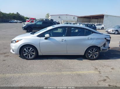 Lot #2992833522 2021 NISSAN VERSA SV XTRONIC CVT