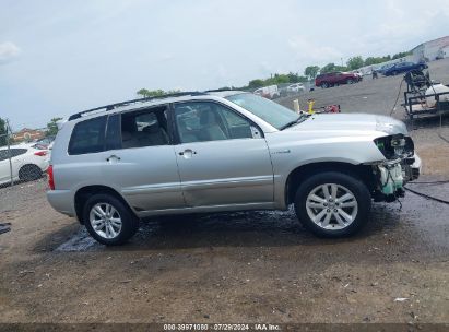 Lot #2997779457 2007 TOYOTA HIGHLANDER HYBRID V6