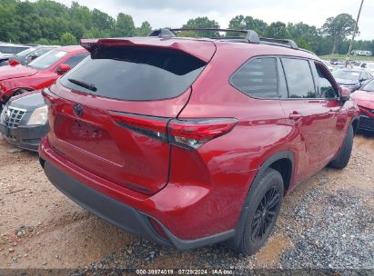 Lot #2992828011 2021 TOYOTA HIGHLANDER XLE