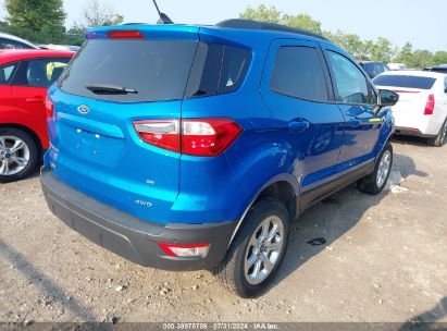 Lot #2997779449 2020 FORD ECOSPORT SE