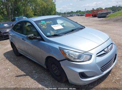 Lot #3035078843 2013 HYUNDAI ACCENT GLS