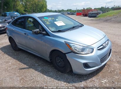 Lot #3035078843 2013 HYUNDAI ACCENT GLS