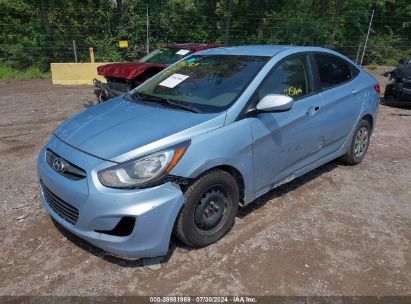 Lot #3035078843 2013 HYUNDAI ACCENT GLS