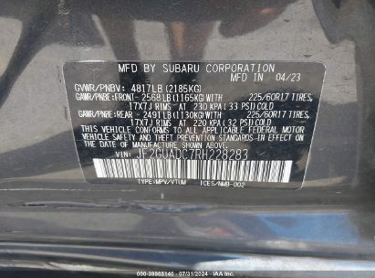 Lot #2992815347 2024 SUBARU CROSSTREK PREMIUM