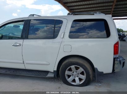 Lot #3035095693 2004 NISSAN PATHFINDER ARMADA LE