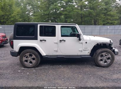 Lot #3056071537 2017 JEEP WRANGLER UNLIMITED SAHARA 4X4