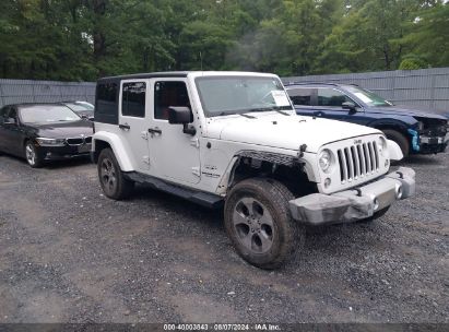 Lot #3056071537 2017 JEEP WRANGLER UNLIMITED SAHARA 4X4