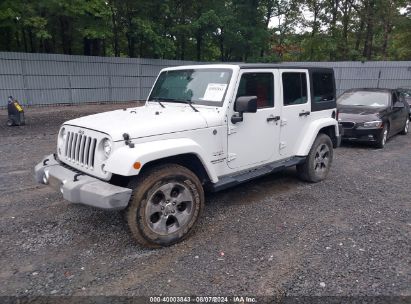 Lot #3056071537 2017 JEEP WRANGLER UNLIMITED SAHARA 4X4